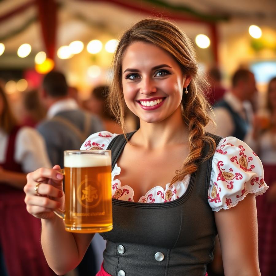 Jarra de cerveza Oktoberfest